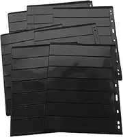 GRIRIW 10 Sheets Stamp Display Book Standard Stamp Albums Pages for Collectors