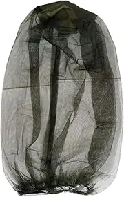 Mosquito Head Green Net Face Mesh Cover,Net Mesh Face Protector Insect Bee Mosquito Resistance Sun Fish Hat