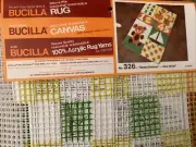Bucilla Latch Hook Rug Canvas “Sweet Dreams” #326 24”x36” Vintage ABC/123