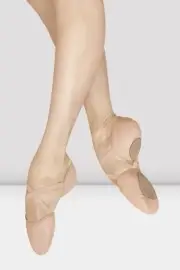 Bloch Elastosplit X Leather Split Sole Ballet Shoe ES0250L Pink