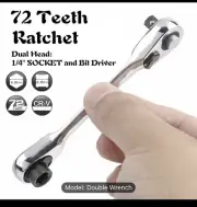 1/4 Dual Head Rachetsocket Bit Compact Bit Driver