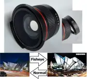 Hi Def Digital Super Fisheye Lens with Macro For Sony NEX-5N NEX5N NEX5 NEX5K