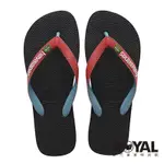 HAVAIANAS 哈瓦仕 黑/紅/藍 跳色 拖鞋 男款 NO.H4143【新竹皇家4123206-9710】