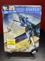 Avatar: The Way of Water Steelbook (4K UHD+Blu-ray+Digital+Sleeve) Sealed