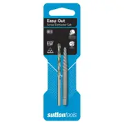 Sutton Easy-Out M602 Screw Extractor & Drill Set Chrome Steel