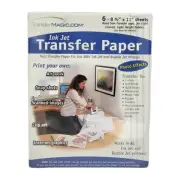 Transfer Magic Transfer Paper - pack of 6 for ink jet or bubble jet printers NEW