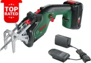 18V Cordless Garden Pruning Saw Battery Charger Swiss Wood Blade 80mm Cut