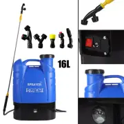 Electric Rechargeable Battery 16L Weed Sprayer Backpack Farm Garden Pump Spray