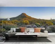 3D Mountain Tree Grass Stone Self-adhesive Removeable Wallpaper Wall Mural 146