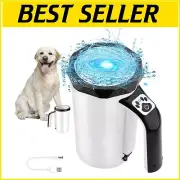High Power Portable Dog Paw Cleaner with Silicone Brush - Perfect for Big Pets