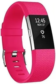 EZONEDEAL Sport Bands Compatible with Fitbit Charge 2 Bands For women, Adjustable Fits Fitbit bands Replacement Wristbands for Women Men Pink Small | Replacement Bands for Fitbit Charge 2