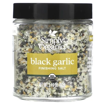 Finishing Salt, Black Garlic, 2.19 oz (62 g)