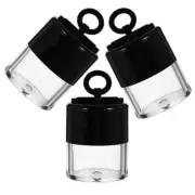 3 Pcs Powder Box Body Puff Case Loose Containers Travel Boxes with