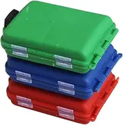 BESPORTBLE 3pcs Fishing Lure Storage Box Durable Rig Bait Box with Internal Dividers for Organizing Fishing Gear Compact for Selection Color