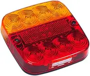 LED Autolamps 12-24V Stop/Tail/Indicator/Reflector/Licence Plate Lamp, 107 mm x 107 mm x 23 mm Size