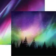Borealis - Aurora Scrapbook Paper 12x12-5 Sheets