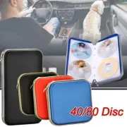 CD DVD Disc Storage Bag DVDs Wallet Holder Plastic Storage Case Carry Organizer