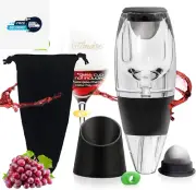 Wine Aerator Pourer for Red, White and Rose Wine Decanter Pourer with Stand