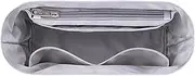 [XIAOYIBAIHUOUK] Bag Organizer for Chanel 19bag Handbag Polyester Lined Storage Bag Bag Storage Insert Portable Cosmetic Bag, Blue, One Size