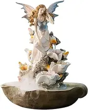 Tabletop Water Fountain Creative Water Fountain Ornaments with Atomizer European TV Cabinet Living Room Bedroom Home Desktop Decorations Office Relaxation Meditation Fountain