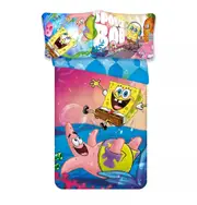 SpongeBob Squarepants Fun Cotton Quilt Cover Set - Single Bed Size