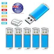 2/5Pack USB2.0 Flash Drive Data Storage Memory Stick Thumb Drive 1GB-64GB
