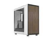 Fractal Design North XL ATX mATX Mid Tower PC Case - Chalk White Chassis with Oa