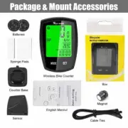 Waterproof Wireless Cycling Bike Bicycle LCD Cycle Speedometer Computer Odometer