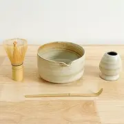 DJAPWPX-4 Pcs Japanese Matcha Set, Traditional Matcha Tea Set, Reusable Matcha Whisk Set, Elegant Matcha Starter Kit, Manual Matcha Making Kit, Ideal Matcha Kit for Tea Lovers (A)
