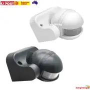 PIR Motion Sensor Detector Infrared Home 180° Light Control Switch 240V IP44 AUS