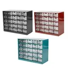 25 Drawer Parts Storage Box Home Garage Tool Box Screws Craft Cabinet