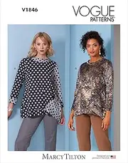 [Vogue] 1846 Misses' Top Dress Sewing Pattern, Size A (XS-S-M-L-XL-XXL)