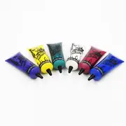 6 x 50ml Rage Colors Glass and Tile Paint Set