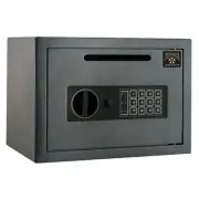 Electronic Safe Deposit Box - Drop Safe with Digital Keypad and 2 Manual Over...
