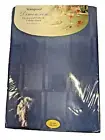 Benson Mills Dimensions Jacquard Tablecloth 60x84 Ocean Blue Stainproof Poly NEW