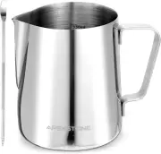 Espresso Steaming Pitcher 12 Oz,Espresso Milk Frothing Pitcher 12 Oz,Coffee M...