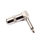 Guitar Cable Adapter Plug Jack Connector Right Angle Right-Angle Adaptor