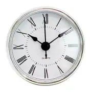 Clock Insert Black Arabic Numerals Movement Clock 2.8Inch/70mm Round