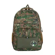 Camouflage Waterproof Backpack School Bag Girls Boys