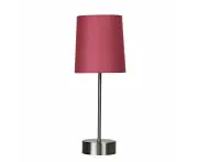 Lancet On Off Touch Lamp Pink Shade