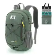 Foldable Small Backpack – 20L Lightweight Hiking Daypack with Chest Belt Pack...