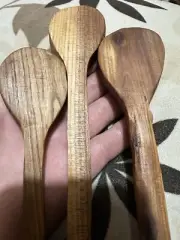 Ulmus wood Spoon blank sustainably harvested birch carving whittling 3pcs