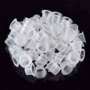 Tattoo Ink Cups 300PCS 14mm Medium Disposable Tattoo Pigment Caps Plastic for...