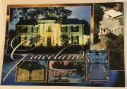 Elvis Presley Postcard Elvis Graceland 5 Images In One