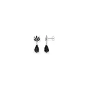 Genuine THOMAS SABO Blackened ear studs with drop-shaped