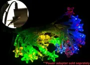 30L Multi Color LED light with star Twinkle LED String Fairy Lights battery