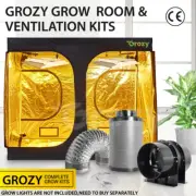 Hydroponics 240x120x200 Grow Tent 6 inch Duct Fan Carbon Filter Ventilation Kits