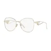 NEW SPR 57Y ZVN08N PRADA EYEGLASSES PR 57YS ZVN08N GOLD PRADA PR57YS EYEWEAR