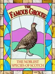 The Famous Grouse Scotch 18" x 24" Metal Sign