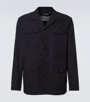 [Canali] Canali Sahariana field jacket AU 93 blue